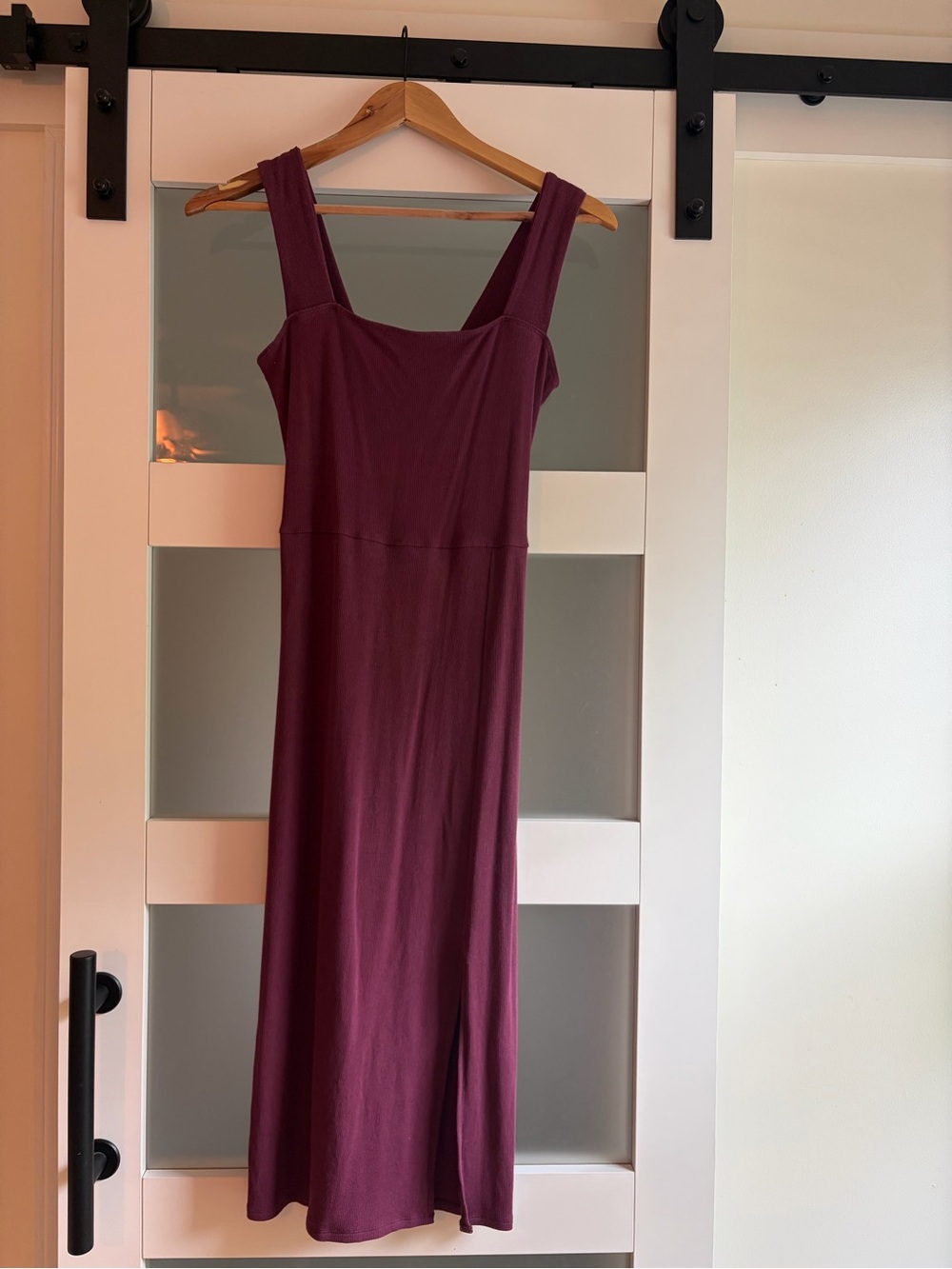 Quince Sleeveless Maxi Dress in Deep Wine